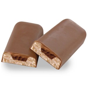 Marzipan mit Nougatfüllung
